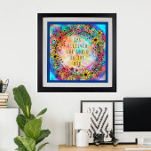 "Ze geloofde dat ze het kon, dus ze deed" Inspirer Poster