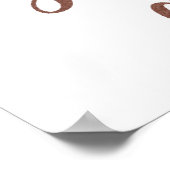 "Ze geloofde dat ze het kon, dus ze deed" Roos Gol Poster (Hoek)