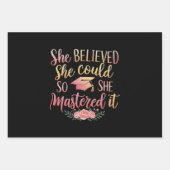 Ze geloofde dat ze het kon, dus ze gaf het door inpakpapier vel (Voorkant)