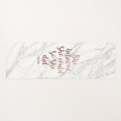 Ze geloofde dat ze het kon, dus ze had een persoon yogamat (Voorkant (horizontaal))