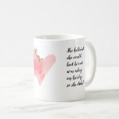 Ze geloofde dat ze het kon, kattenliefhebbers koffiemok (Voorkant rechts)