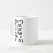 Ze geloofde dat ze het kon, maar haar kat sliep, k koffiemok (Voorkant links)