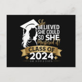 Ze geloofde dat ze het kon, zodat ze het 2024 onde briefkaart (Voorkant)