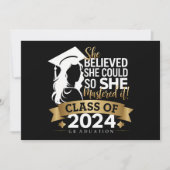 Ze geloofde dat ze het kon, zodat ze het 2024 onde kaart (Voorkant)