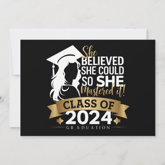 Ze geloofde dat ze het kon, zodat ze het 2024 onde kaart (Voorkant)