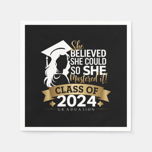 Ze geloofde dat ze het kon, zodat ze het 2024 onde servet (Voorkant)