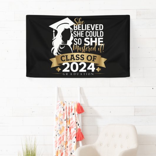 Ze geloofde dat ze het kon, zodat ze het 2024 onde spandoek (Insitu)