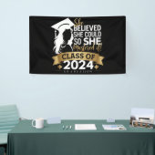 Ze geloofde dat ze het kon, zodat ze het 2024 onde spandoek (Beurs)