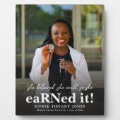 Ze geloofde dat ze het Nurse Photo-Afstuderen kon  Fotoplaat (Voorkant)