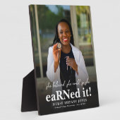 Ze geloofde dat ze het Nurse Photo-Afstuderen kon  Fotoplaat (Zijkant)