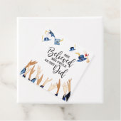 Ze geloofde dat ze kon afstuderen caps bedankjes labels (In situ)