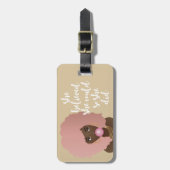 Ze geloofde dat ze kon, zwarte vrouw, tandvlees, b bagagelabel (Voorkant verticaal)