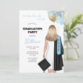 Ze geloofde dat ze meisje kon Afstuderen Kaart (Staand voorkant)