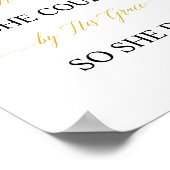 Ze geloofde dat ze met zijn genade kon, dus deed z poster (Hoek)