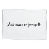 Ze geloofde dat ze Monogram Volleyball kon Kussensloop (Achterkant)