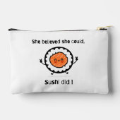 Ze geloofde dat ze sushi deed-grappige woordspelin etui (Achterkant)