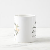 Ze geloofde dat ze Waterverf Floral kon schrijven Koffiemok (Center)