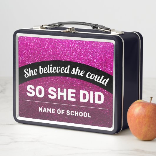 Ze geloofde dat ze zwarte roze glitter Sparkles ko (In situ)