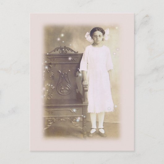 Ze geloofde fotokunst briefkaart (Voorkant)