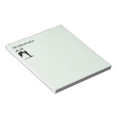 "Ze geloofde het Inspirerend Citaat Paard Notitieblok (Schuin)