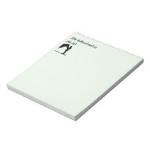 "Ze geloofde het Inspirerend Citaat Paard Notitieblok (Linkerzijde)