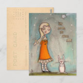 Ze geloofde in een ijsband - postkaart (Voorkant / Achterkant)