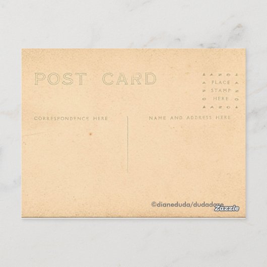 Ze geloofde in een ijsband - postkaart (Achterkant)