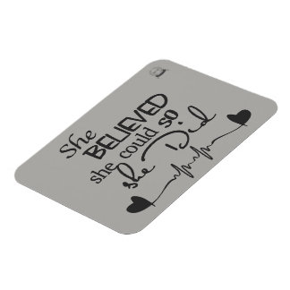 Ze geloofde in koelkastmagneet magneet