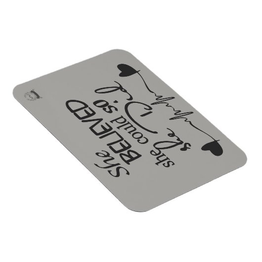 Ze geloofde in koelkastmagneet magneet (Rechterzijde)