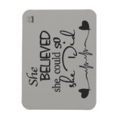 Ze geloofde in koelkastmagneet magneet (Verticaal)