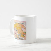 Ze geloofde in zichzelf - Inspirerend kunst Koffiemok (Voorkant links)