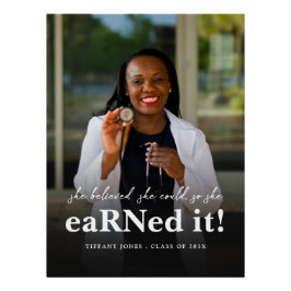 Ze geloofde Nurse Photo Afstuderen Perfect Poster