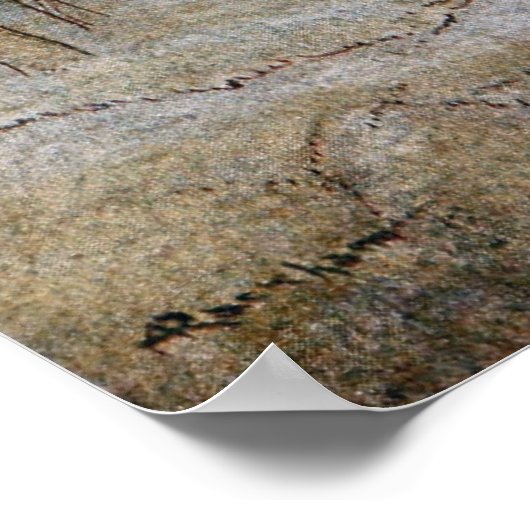 Ze ging langs, ging langs en ging verder. poster (Hoek)