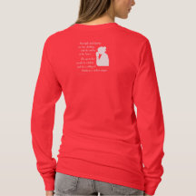 Ze glimlacht bij het Future Women's Long Sleeve Sh