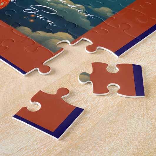 Ze gloeit harder dan de zon legpuzzel (Zijkant)