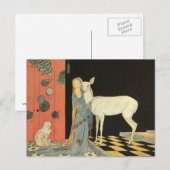 Ze gooide haar armen rond de nek van Bonnie-Biche Briefkaart (Voorkant / Achterkant)