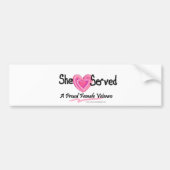 Ze had Collectie Bumpersticker (Voorkant)