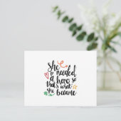 Ze had een held nodig briefkaart (Staand voorkant)