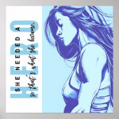 Ze had een heldendom Poster nodig (Voorkant)