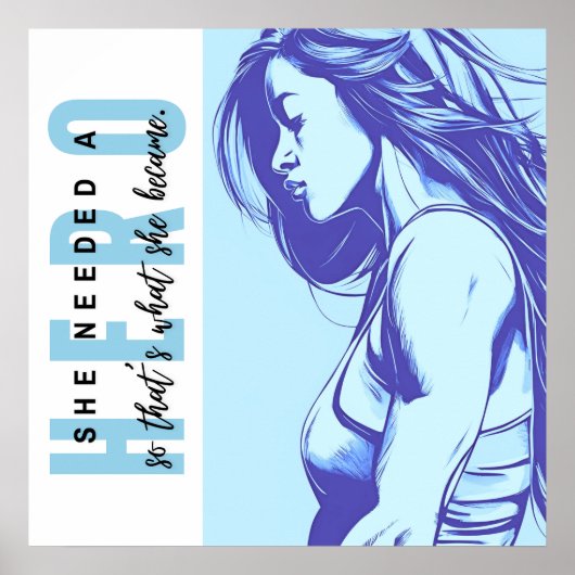 Ze had een heldendom Poster nodig (Voorkant)