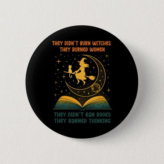 Ze hadden geen boeken ronde button 5,7 cm (Voorkant)