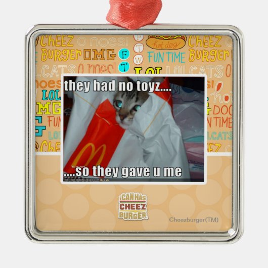 ze hadden geen toyz metalen ornament (Voorkant)