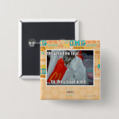 ze hadden geen toyz vierkante button 5,1 cm (Voorkant /achterkant)