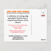 Ze hadden geitenkoppen briefkaart (Achterkant)