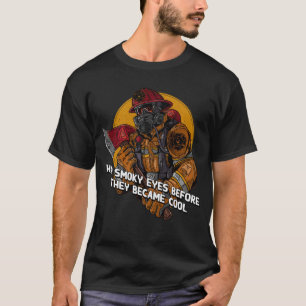 Ze hadden roze ogen voordat ze wollen brandweerman t-shirt