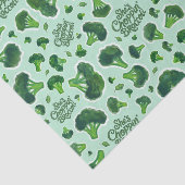 Ze hakt broccoli Gen X-humor noviteit Tissuepapier (Detail)