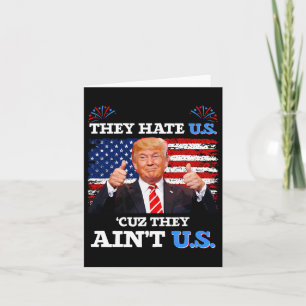 Ze haten de VS omdat ze geen Amerikaanse Donald Tr Kaart