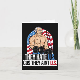 Ze haten ons omdat ze niet de Amerikaanse vlag 4t Kaart
