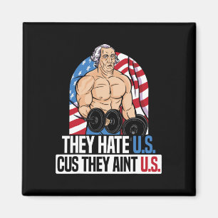 Ze haten ons omdat ze niet de Amerikaanse vlag 4t Magneet