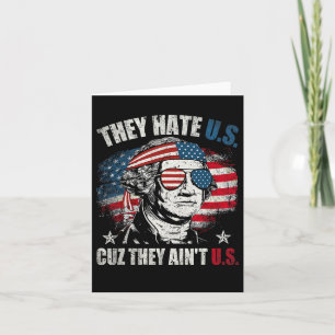 Ze haten ons, want ze zijn niet Amerikaanse vlag 4 Kaart